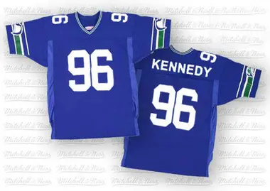 Men's Mitchell & Ness Cortez Kennedy Royal Seattle Seahawks 1993 Legacy Replica Jersey, Size: Small, Blue