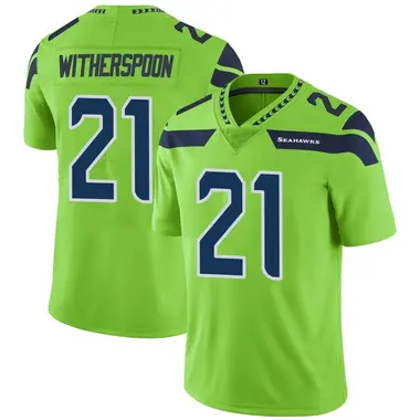 Men's Devon Witherspoon Seattle Seahawks Color Rush Neon Jersey - Limited Green