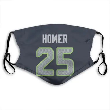 Travis Homer Seattle Seahawks Game Jersey - College Navy Nfl - Bluefink