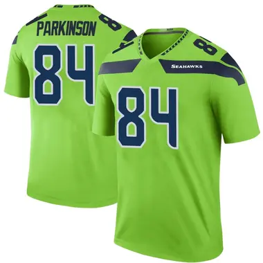 NFL Auction  International Series - Seahawks Colby Parkinson Game Worn  Jersey (11/13/22) Size 42